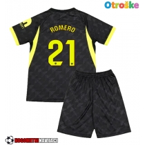 Otroške Nogometnih dresov Atletico Madrid Cristian Romero #21 Gostujoči 2026-27 Kratki rokavi (+ hlače)